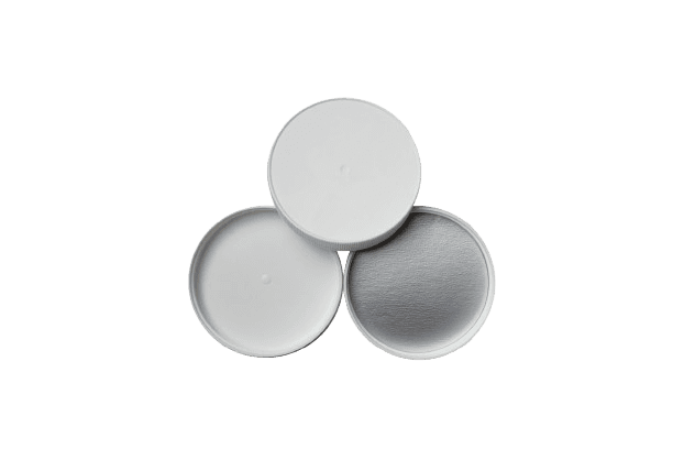 110mm-400 ribbed PP plastic closure with optional HIS liner — recyclable, made in Lancaster, CA — S.E.A. Corporation
